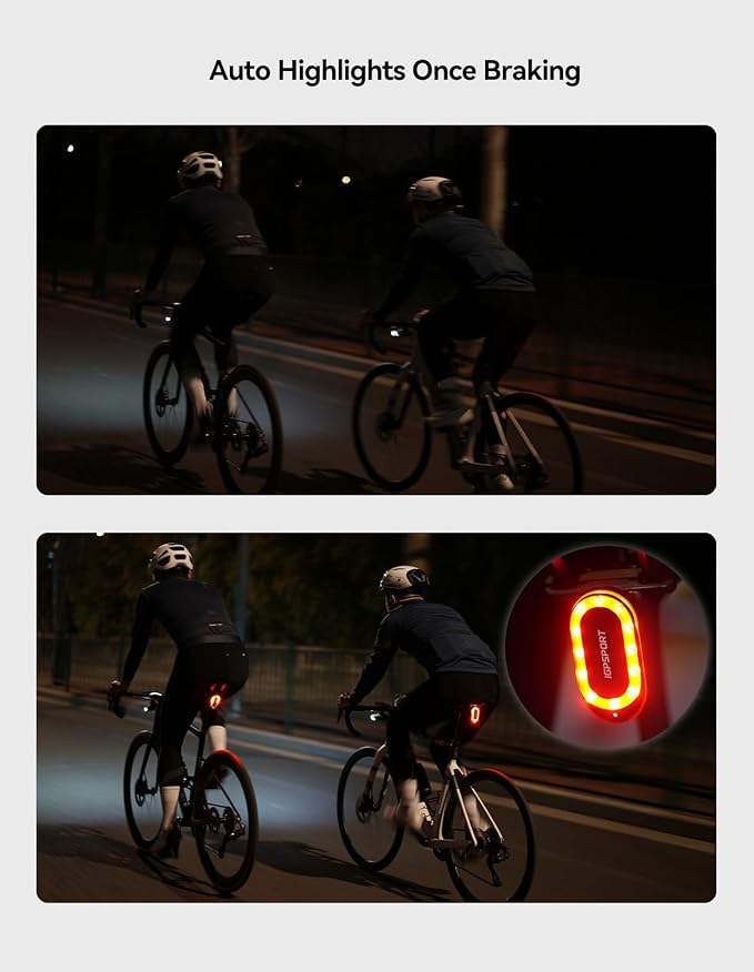 iGPSPORT SR mini Radar Bike Light, 160M Monitoring Distance 20H Battery Life - Image 4