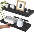 WALI Floating Shelves for Wall, 2 Tier Bathroom Storage Shelf Over Toilet by WALI