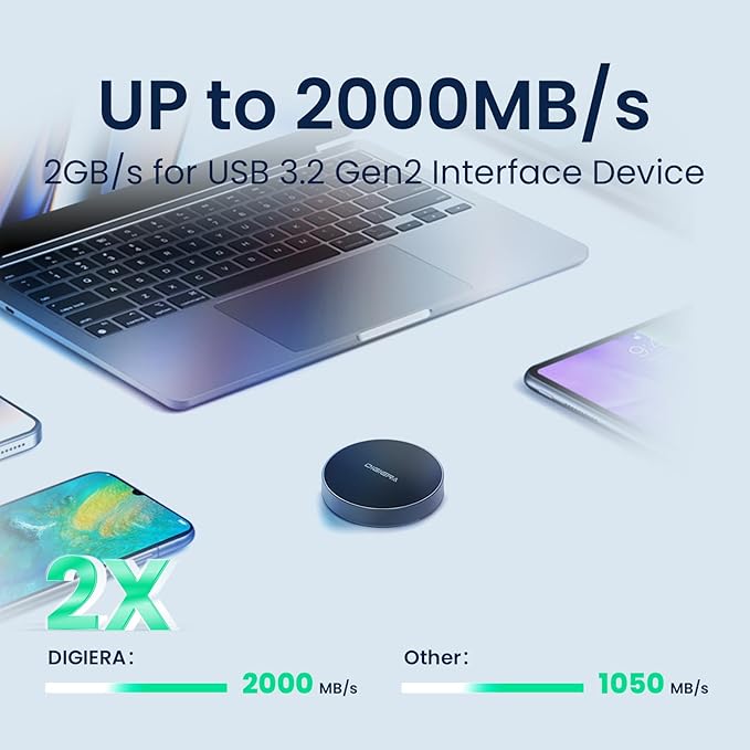 DIGIERA 4TB Magnetic Portable SSD, External Solid State Drives - Image 4