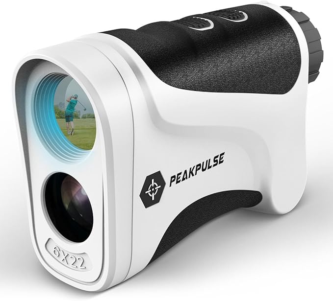 PEAKPULSE Golf Range Finder 650 Yards RangeFinder Golfing High Clarity Display by PEAKPULSE