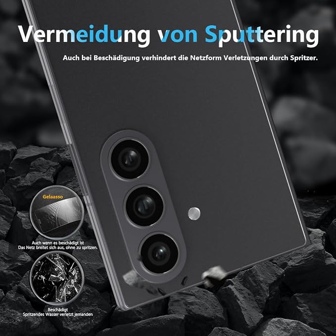 Compatible with Samsung Galaxy Z Fold 7 Back screen protector Tempered Glass 2 - Image 4
