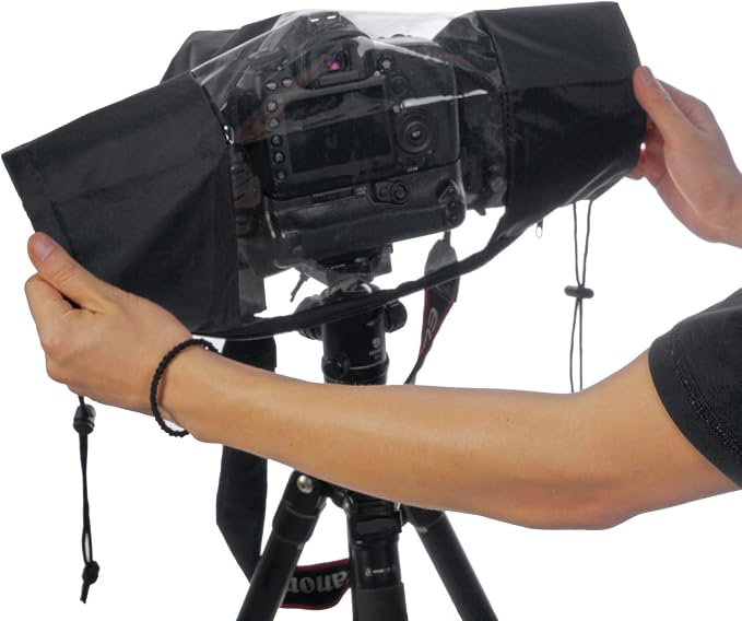Camera Rain Cover Professional Waterproof Nylon Sleeves DSLR Camera Rain Cover - Image 6