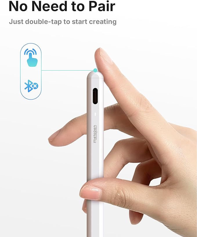 Metapen Pencil A8 V4 for iPad 2018-2026, Upgrade Magnetic Attraction, 2X Fast - Image 6