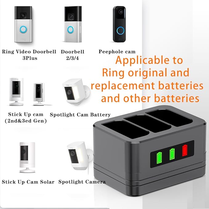 3-Slot Charger/Charging Dock, Suitable - Image 2