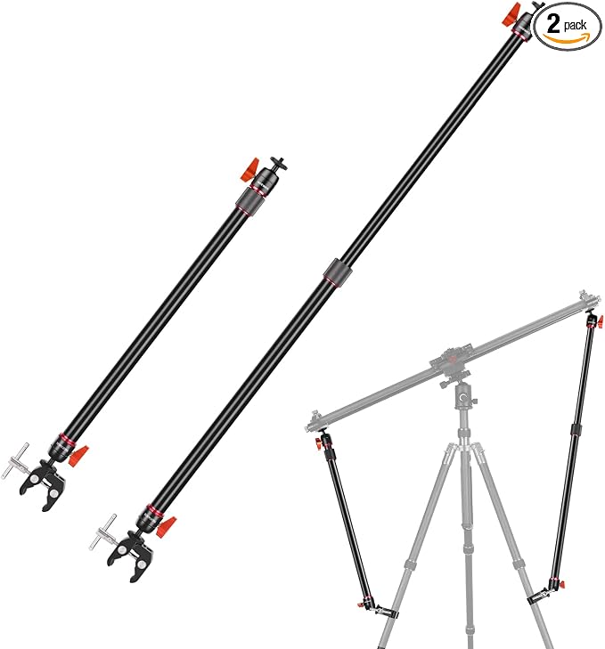 Neewer Camera Slider Support Arm Stabilizer, Extendable Poles by Neewer