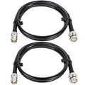 MOOKEERF BNC Male to BNC Female Coaxial Cable 50 ohm RG8X Coax Ultra Low Loss by MOOKEERF
