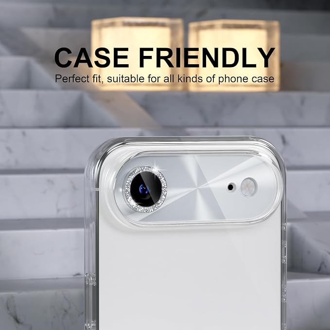 Choiche Compatible for iPhone 17 Air Camera Lens Protector, Bling Camera Cover - Image 4