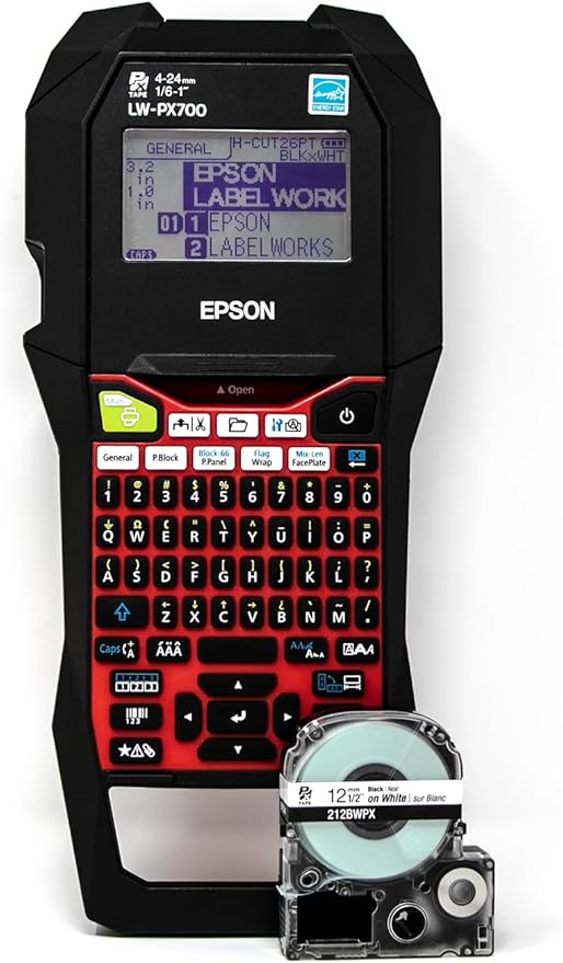 LABELWORKS Epson LW-PX700 Industrial Label Maker Kit by EpsonLABELWORKS