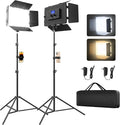 Unicucp 2 Pack Led Video Light Panel Light by Unicucp