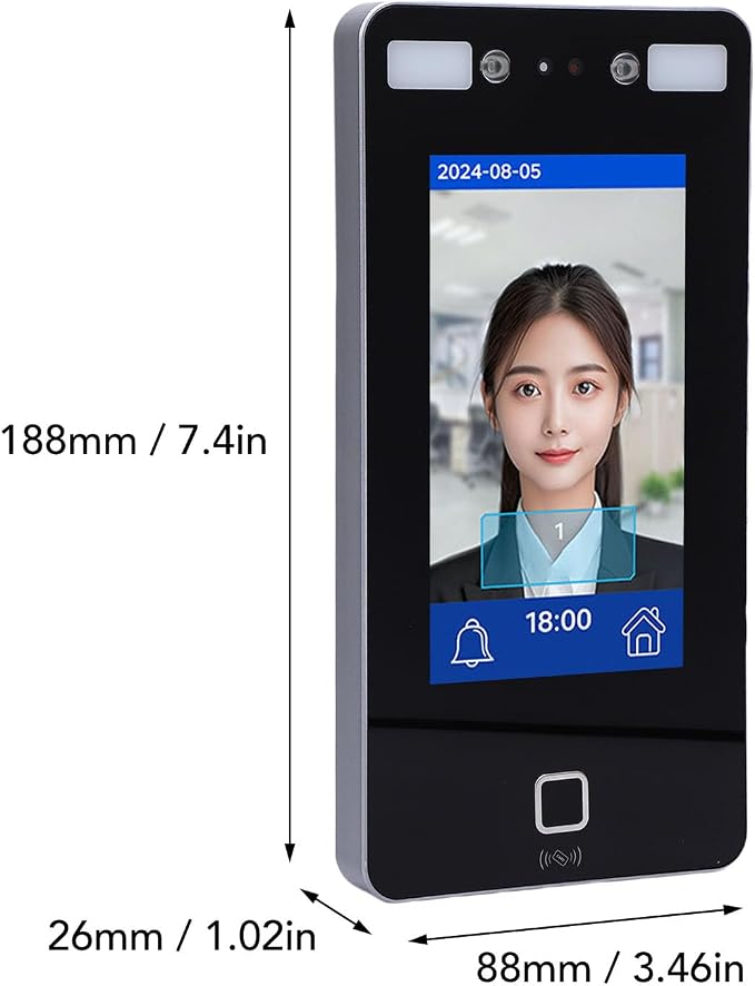 Luocute Face Recognition Attendance Machine, Biometric System - Image 8