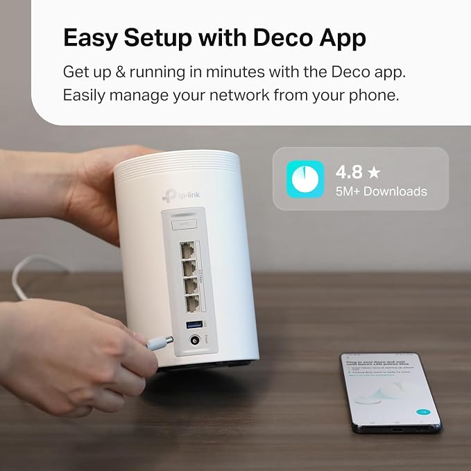TP-Link Deco 7 Pro BE63 Tri-Band WiFi 7 BE10000 Whole Home Mesh System- - Image 8