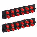2-Pack 12 Simplex ST Fiber Patch Panel by Duogaliaopticalfiberproduct