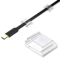AGPTEK Ethernet Cable Clips, Flat Cord Clips Small Cable Holder Management by AGPTEK
