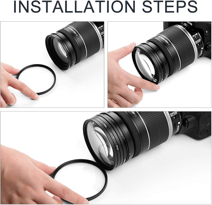 67mm Close-up Filter Kit 4 Pieces Macro Filter Accessory Close-up Lens Filter - Image 5