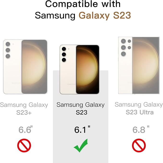 JETech Screen Protector for Samsung Galaxy S23 5G 6.1-Inch - Image 3