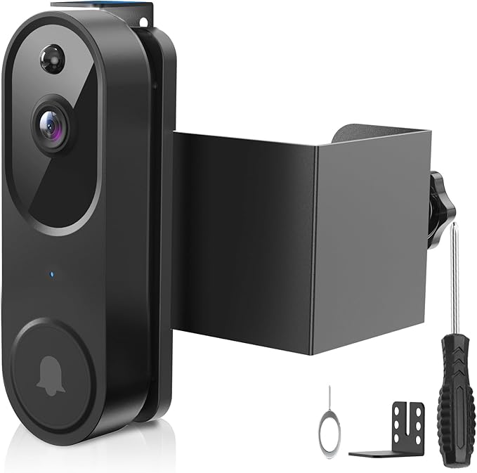 Anti-Theft Doorbell Mount No Drill Compatible by Honeast