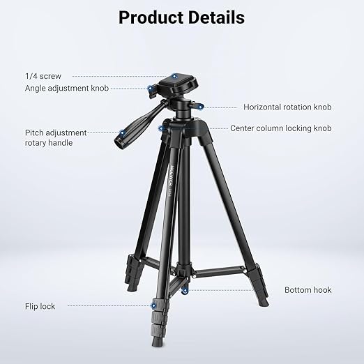NEEWER Entry Level Version Tripod - Image 6