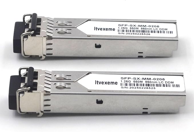 4 Pack 1.25G Multimode SFP LC Module, 1000Base-SX Gigabit Fiber Transceiver - Image 7