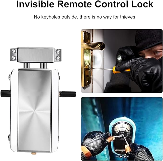 Geevorks Remote Control Electronic Intelligent Door Lock, Smart Wireless - Image 3