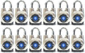 5th GEN Outdoor Smart Padlock by eGeeTouch