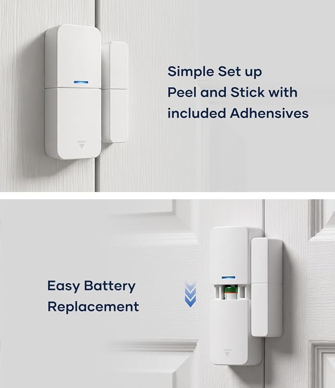 WiFi Door Alarm System, Wireless DIY Smart Home Security System, - Image 3