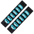 2PCS 6 Duplex 12 Core LC Adapters LGX Footprint OM3 Fiber Patch Panel Loaded 12 by ProfessionalFiberNetworkDevicemanufacturer