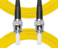 Fibergaga-30M OS2 ST to ST Fiber Patch Cable Single Mode, Length Option: by Fibergaga