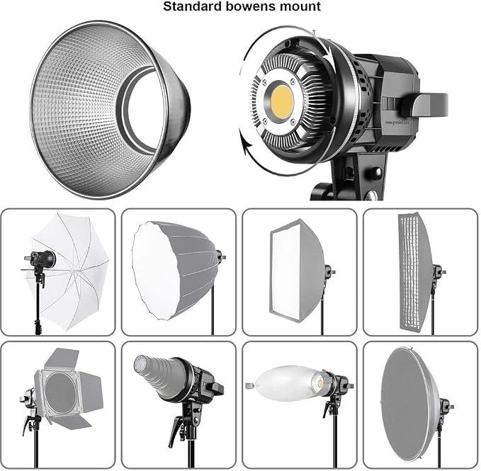 GVM 80W Photo Studio Lighting Kit, LED Video Light - Image 8