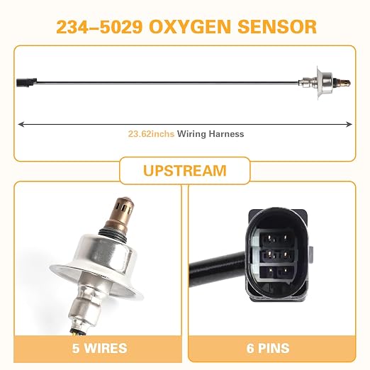 Nifeida 234-5029 234-4238 O2 Oxygen Sensor Upstream & Downstream Compatiable - Image 2