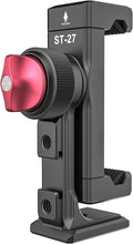 Metal Phone Tripod Mount 3 Cold Shoes & Arca Port, 360° Smartphone Tripod by PICTRON