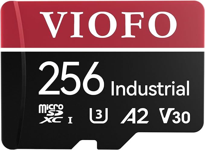 VIOFO 256GB Industrial Grade High Endurance microSDXC Card by PioneerinDashCamImagingSince2010