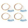 6 Strands SC UPC Singlemode Fiber Optic Pigtail 1.5m SC Single Mode Fiber Cable by FiberOpticalAccessories