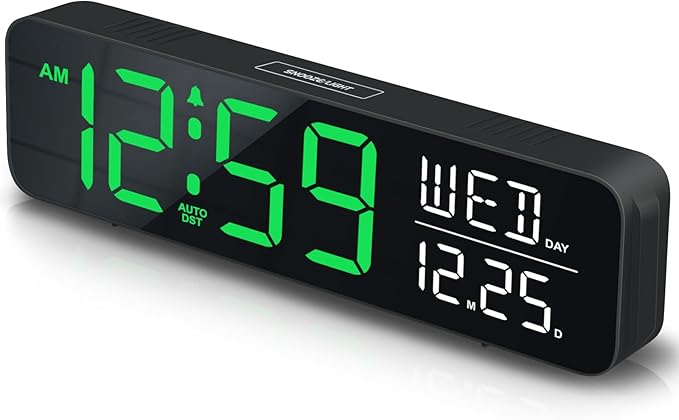 Peakeep Large Display Digital Alarm Clock by PEAKEEP
