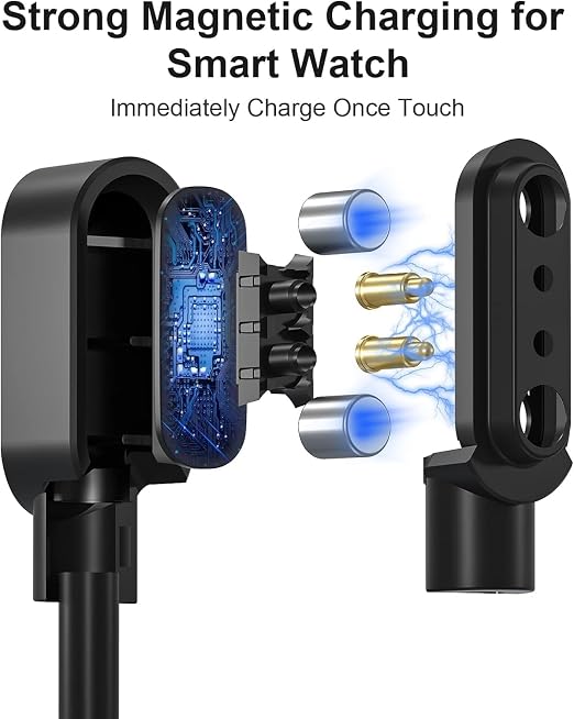 Smart Watch Charger Magnetic 2 Pin Charging Cable - Image 5