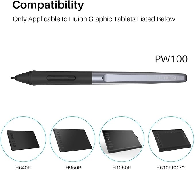 HUION PW100 Battery-Free Stylus - Image 3
