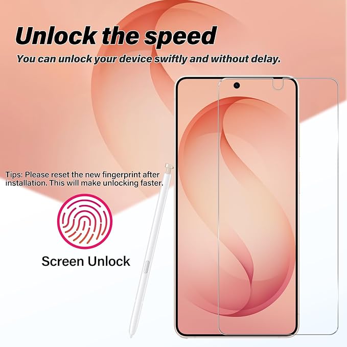 Galaxy S26 Ultra Tempered Glass Screen Protector + Camera Lens ProtectorHD - Image 3