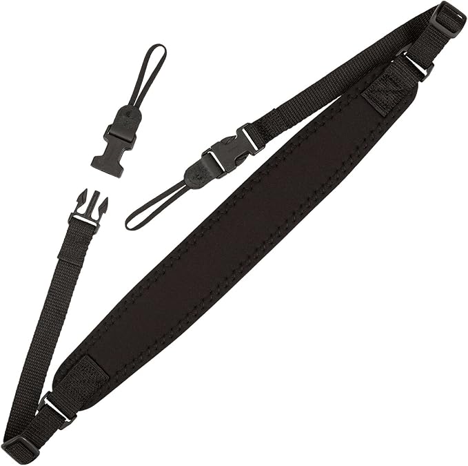OP/TECH USA Super Classic Camera Strap – Padded Neoprene Neck Strap by OPTECHusa