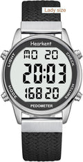 Hearkent Pedometer Watch for Walking Steps and Miles-Men&Women-Step Counter for by Hearkent