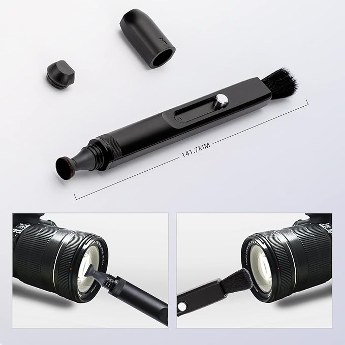 VSGO Professional Lens Cleaning Pen, Double-Ended Lens Brush - Image 2