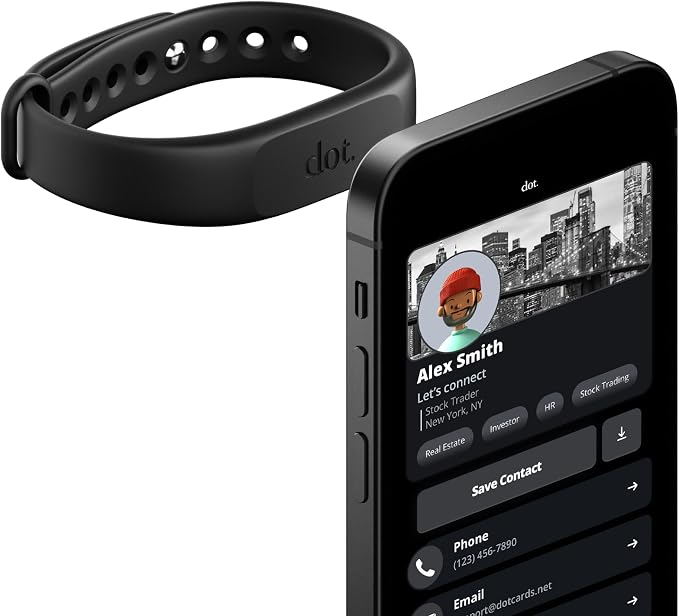 dot. Band - Digital Business Card Wristband - Tap Compatible by dotcards