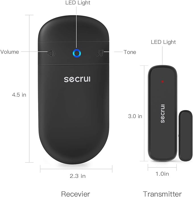 SECRUI Door Chime, Door Open Sensor Chime - Image 6