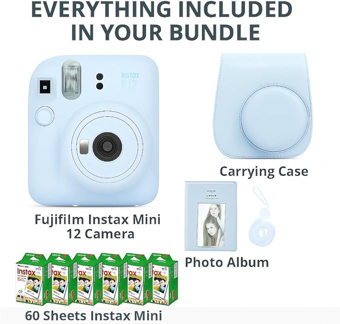 Fujifilm Instax Mini 12 Instant Camera Lilac Purple and Fuji Film Value Pack - Image 3