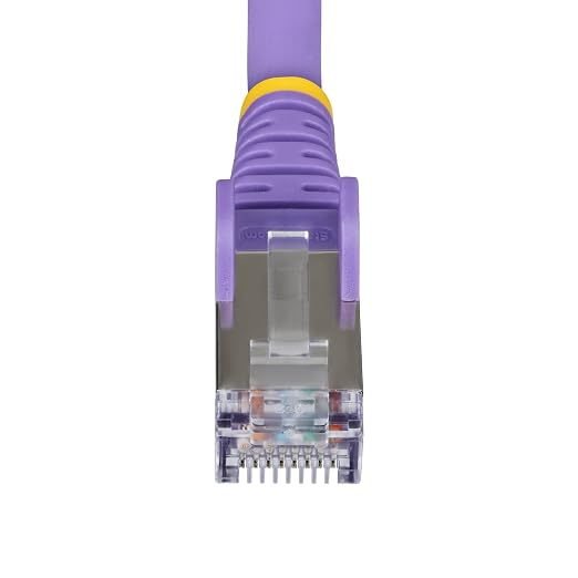 StarTech.com 6in Purple CAT6a Ethernet Cable, Snagless RJ45, 100W PoE++ - Image 4
