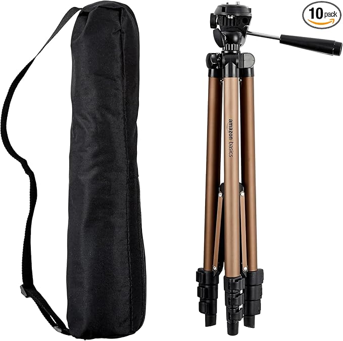 Amazon Basics 50-inch Lightweight Portable Camera Tripod Stand by AmazonBasics