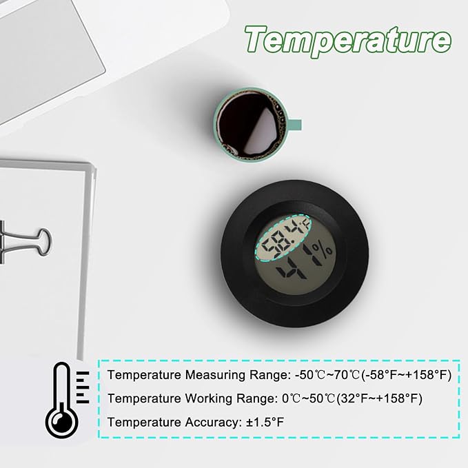Mini Hygrometer Digital Thermometer Humidity Meter Hygrometer Thermometers - Image 4