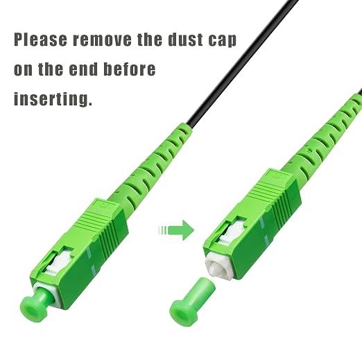 SC/APC to SC/APC Fiber Optic Internet Cable, Armored Single Mode Patch Cable - Image 6