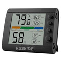 Hygrometer Thermometer Gauge Mini Digital, Monitor Indoor Outdoor Humidity by KESHIDE