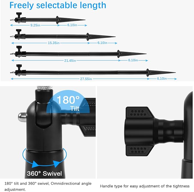 Security Camera Ground Stake Heavy Duty Stand Mount - Image 2