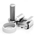 M6 x 16mm Rack Mount Cage Nuts, Screws and Washers by XOOL