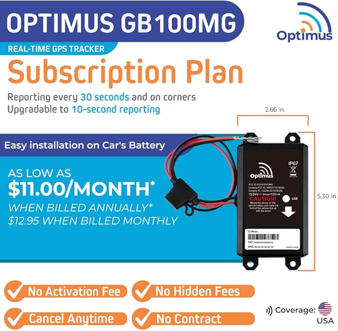 Optimus Wired GPS Tracker for Vehicles - Image 2